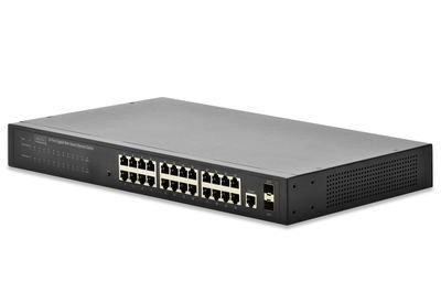 DN-80221-1 24-port Gigabit Web Smart Switch 24-port 10/100/1000Base TX + 2