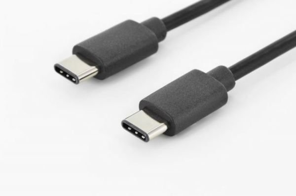AK-300138-018-S USB Type-C connection cable, type C to C M/M, 1.8m, 3A, 480MB, 2.0 Versi