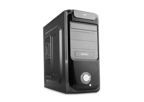 3019A 250W Powerlı Penceresiz Midi Tower Siyah Kasa