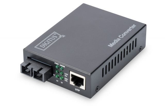 DN-82121-1 Media/Rate Converter, 10/100/1000Base-T - 1000Base-LX (Singlemode 10 km,