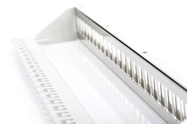 DN-91410 Modular Patch Panel, shielded 24-port, blank, 1U, rack mount color grey