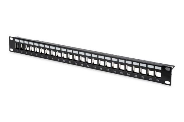 DN-91411 24Port Raf Tipi 1U Siyah Patch Panel