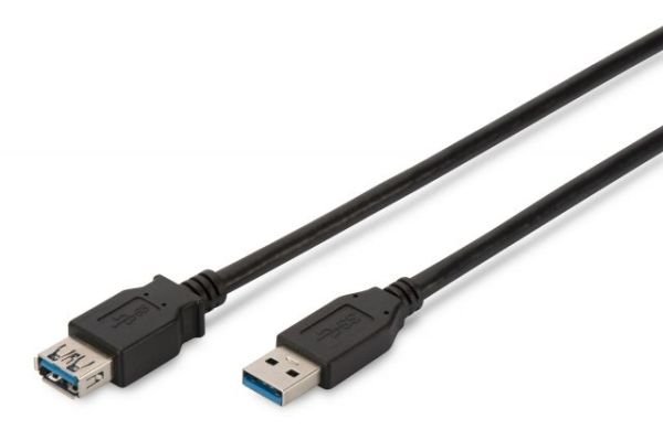 AK-300203-030-S 3M AWG28 USB 3.0 USB A Erkek-USB A Dişi Uzatma Kablosu