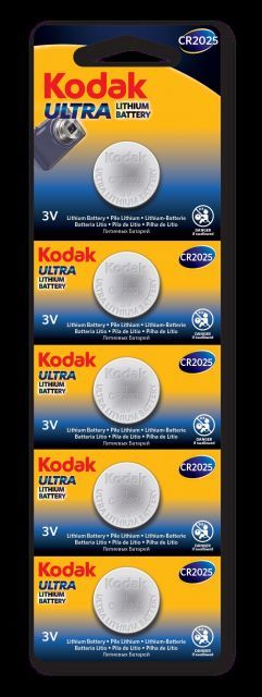 30411562-CR2025 Lith Batt Kcr 2016 5'li Paket Pil