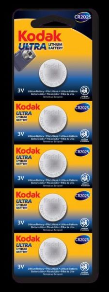 30411562-CR2025 Lith Batt Kcr 2016 5'li Paket Pil