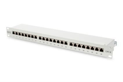 DN-91624S Cat6 19'' 24Port FTP Zırhlı Patch Panel