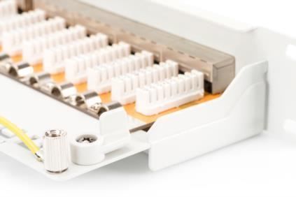 DN-91624S Cat6 19'' 24Port FTP Zırhlı Patch Panel