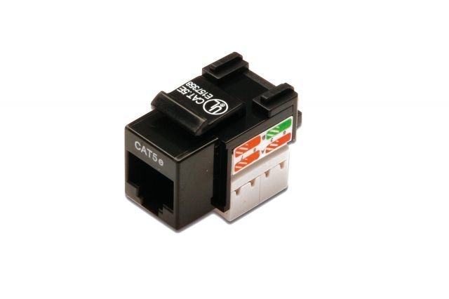 DN-93501 CAT5E RJ-45 Siyah Keystone Jack
