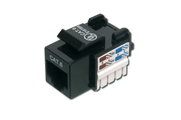 DN-93601 CAT6 Siyah RJ-45 Konnektör