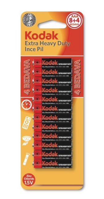 30413085 AAA 12 Adet Çinko Karbon İnce Pil