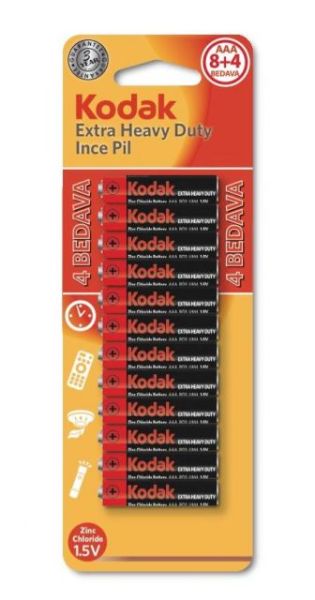 30413085 AAA 12 Adet Çinko Karbon İnce Pil