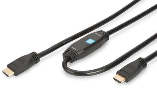 AK-330105-400-S Güçlendiricili HDMI High Speed bağ, kab.,Atipi,erkek M/M, 40.0Full HD, C
