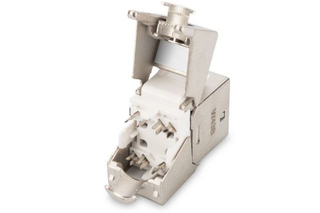 DN-93617 CAT6A Keystone Jack 500MHz Konnektör