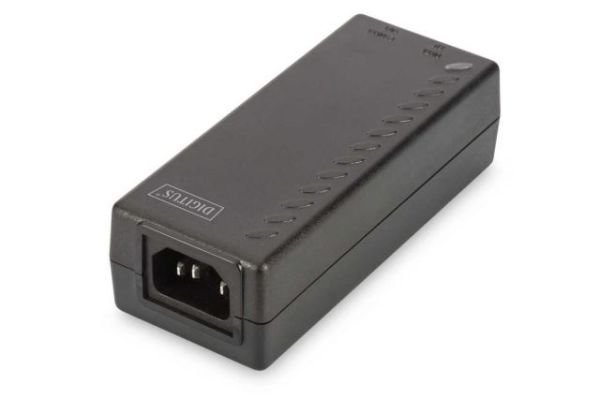 DN-95102 PoE Injector, 10/100TX, IEEE 802.3af, maksimum çıkış gücü 48V, 15.4W