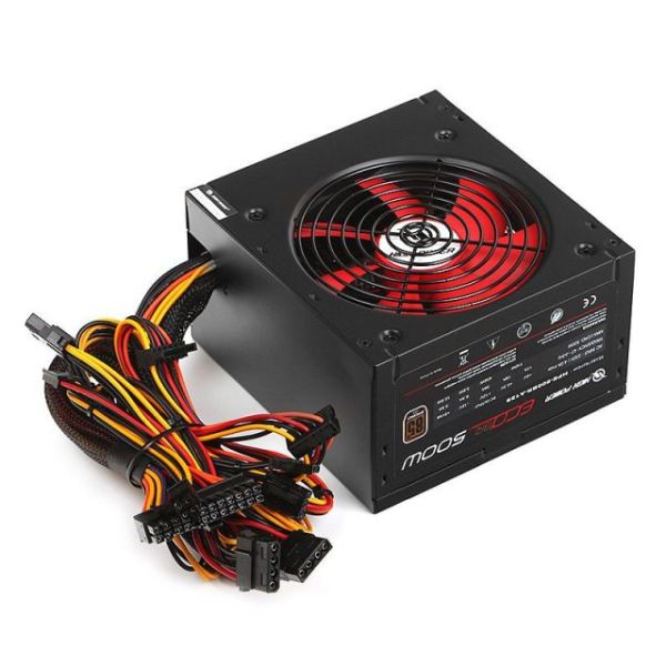 HPE-500BR-A12S 500W 80+ Bronze Kırmızı Fanlı Güç Kaynağı