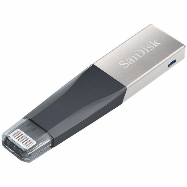 SDIX40N-064G-GN6NN 64GB IOS Mini Ixpand USB3.0 Metalik Gri USB Bellek