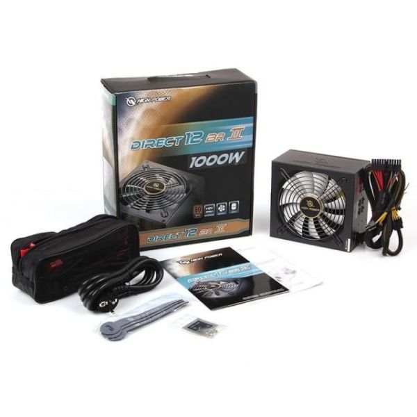 HPL-1000BR-F14C 1000W Kutulu 80+Bronze 14cm Fanlı 12XSATA Power Supply