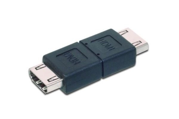 AK-330500-000-S HDMI adaptör, tip A F/F, Ultra HD 60p, bl