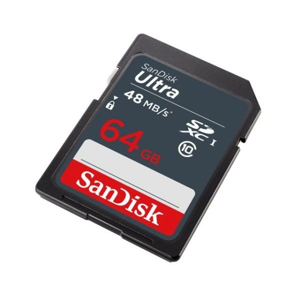 SDSDUNB-064G-GN3IN 64 GB Ultra SDXC 48 MB Class 10 UHS I SD-MMC Kart