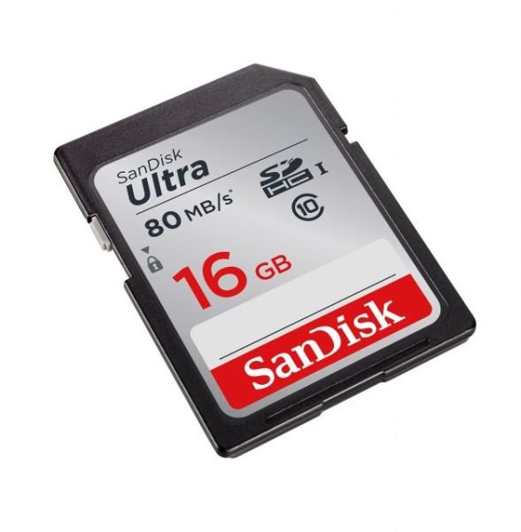 SDSDUNC-016G-GN6IN 16 GB Ultra SDHC 80 MB Class 10 UHS I SD-MMC Kart