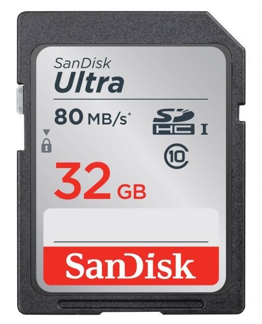 SDSDUNC-032G-GN6IN 32 GB Ultra SDHC 80 MB Class 10 UHS I SD-MMC Kart