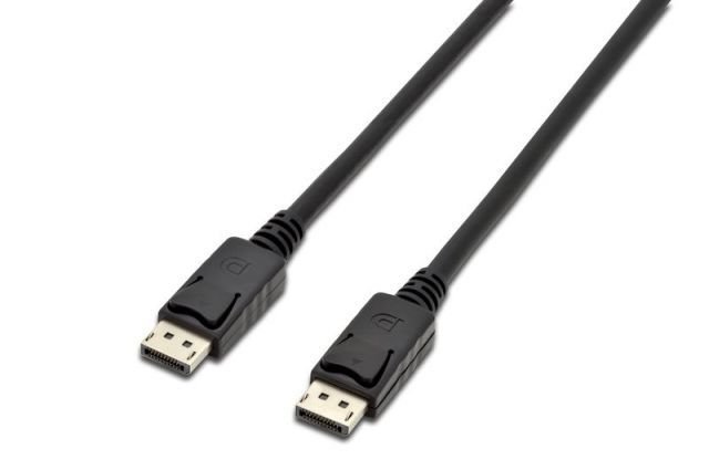 AK-340100-100-S DisplayPort bağlantı kablosu, DP M/M, 10.0m, w/interlock, Full HD 1080p,