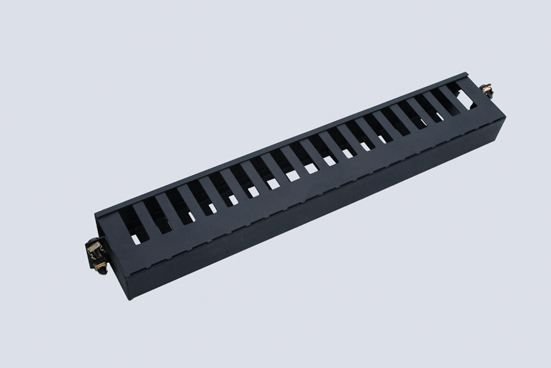 DR-2002-K 2U 19'' Kablo Düzenleyici-Kapaklı