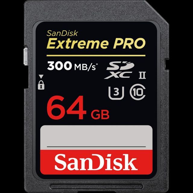 SDSDXPK-064G-GN4IN 64 GB Extreme SDHC 300 MB Class 10UHS II SD-MMC Kart