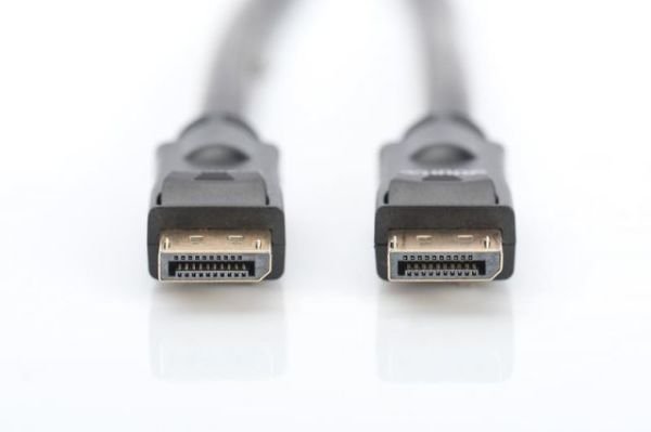 AK-340105-150-S Displayport bağlantı kablosu,DP, m/amp M/M,15.0m, w/interlock, Ultra HD