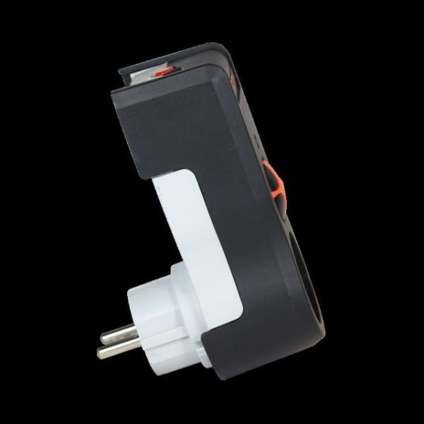 TSK5079 PowerSurge 1'li Kablosuz 525 Joule Siyah Grup Priz