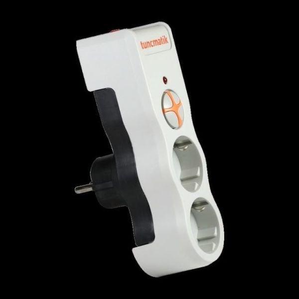 TSK5080 PowerSurge 2'li Kablosuz 525 Joule Beyaz Grup Priz