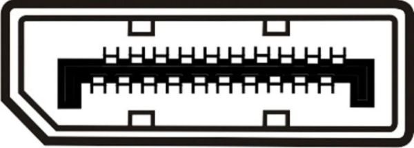 AK-340301-010-S DisplayPort adapter cable, DP - DVI (24+1) M/M, 1.0m, w/interlock, DP 1.