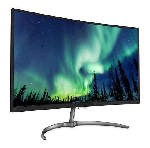 328E8QJAB5-00 31,5''1920x1080,5ms,75Hz,3Wx2,VGA-DP-HDMI,IPS,Curv.Siyah Led Mon.