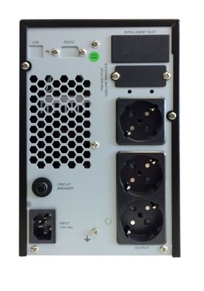 TSK5328 Online 1000VA 1F/1F 3-10 Dk 2x7AH Akülü LCD UPS