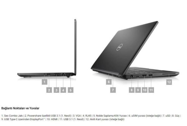 N018L529012EMEA_W Latitude 5290,i7-8650U,8GB,256GB SSD,12.5''HD,Win 10 Pro Notebook