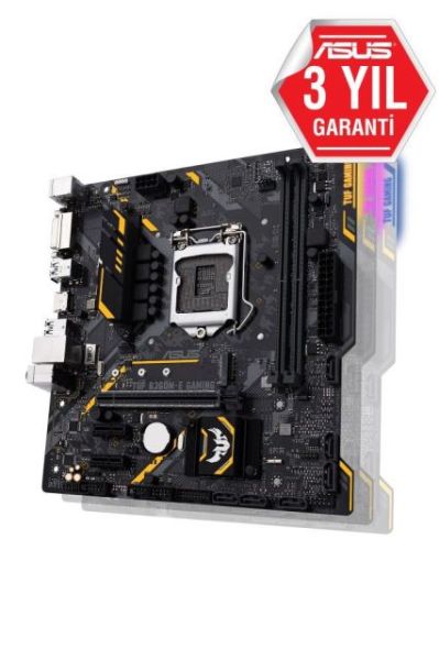 TUF-B360M-E-GAMING Intel B360 1151 DDR4 2666MHz  HDMI/DVI M2 USB3.1 AURA RGB Anakart