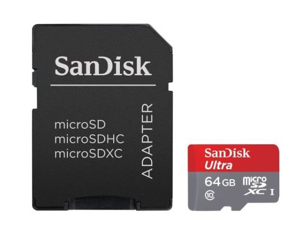 SDSQUNC-064G-GN6MA 64 GB Ultra 80 MB Class 10 UHS-I Micro SD