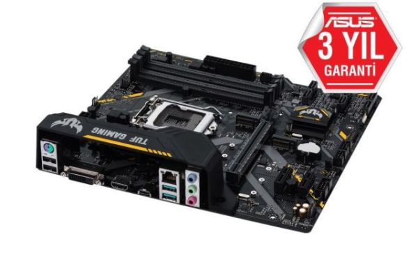 TUF-B360M-PLUS-GAM Intel B360 1151 DDR4 2666MHz HDMI/DVI M2 USB3.1 AURA RGB Anakart