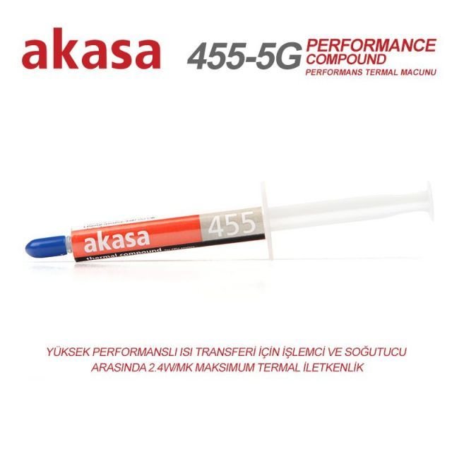 AK-455-5G 455-5G Termal Macun 5gr + Sürme Kartı