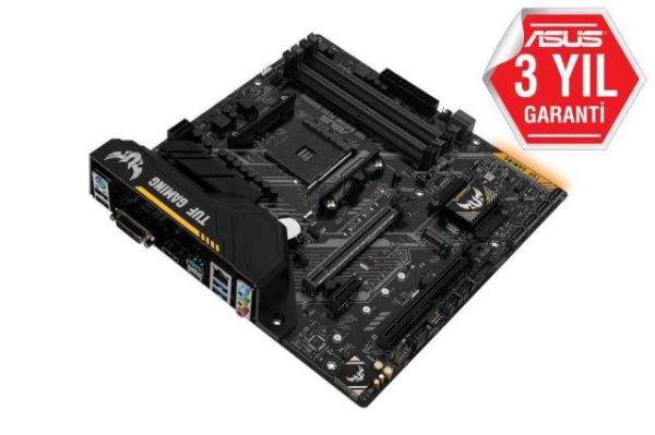 TUF-B450M-PLUS-GAM AMD B450 AM4 DDR4 3200MHz HDMI/DVI M2 USB3.1 AURA RGB Anakart