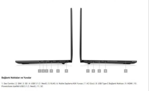 N037L729012EMEA_W Latitude 7290, Core i5-8350U, 8GB, 256GB SSD, 12.5''HD, Windows 10 Pro 64