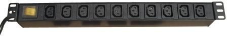 DR-7951-9CA 9Lu IEC320 Soketli On/Off Anahtarlı Kablolu PDU
