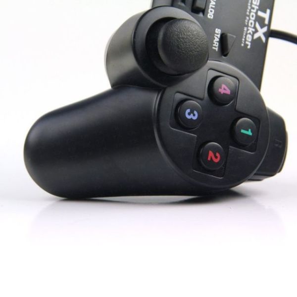 TXACGPAD01 PC Uyumlu Shocker Usb Çift Titreşimli Gaming Gamepad