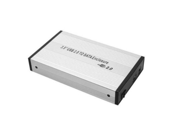 HY-HDC30 3.5'' USB 2.0 SATA HDD Kutusu Silver