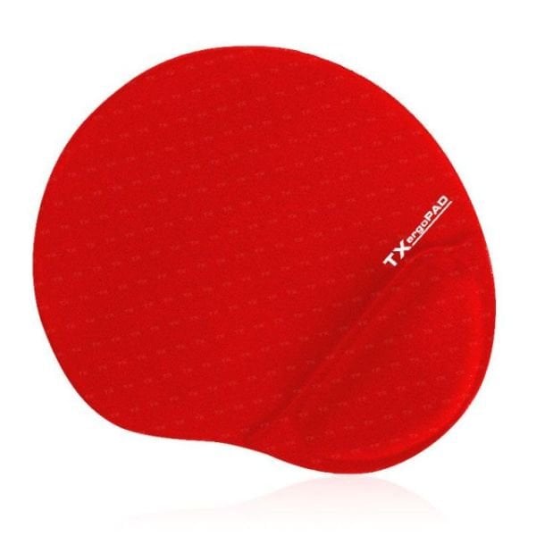 TXACMPAD01RD ErgoPad Plus Bilek Jel Destekli Kırmızı Mousepad (250x220x5mm)