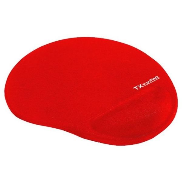 TXACMPAD01RD ErgoPad Plus Bilek Jel Destekli Kırmızı Mousepad (250x220x5mm)
