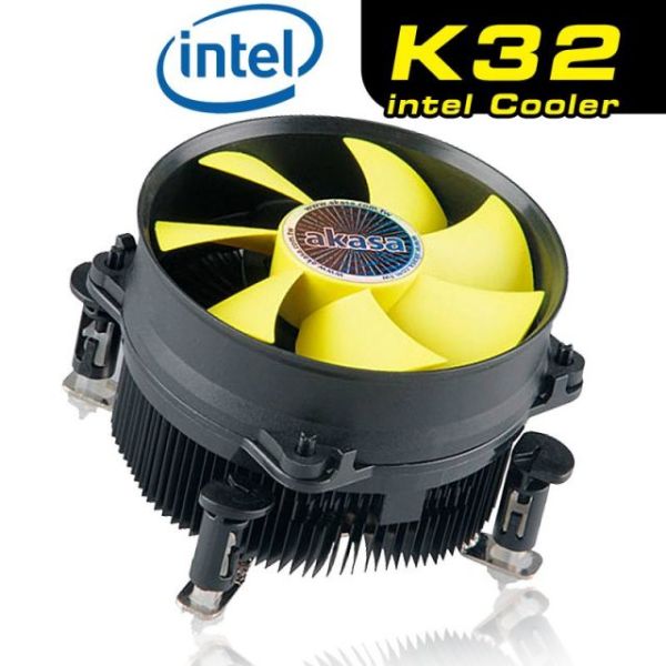 AK-CC7117EP01 K32 Intel LGA 775/1155/1156 PWM 9cm fan Performans CPU Soğutucu
