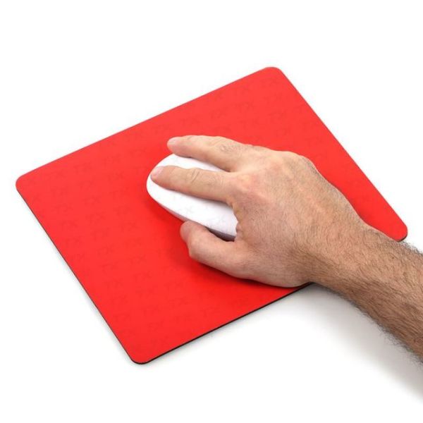 TXACMPAD03RD Tek Renk Baskısız Mousepad -240x200x2mm (KIRMIZI)