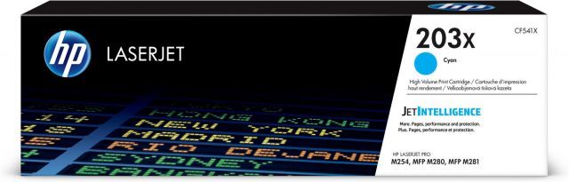 CF541X No 203X Yüksek Kapasite Mavi 2500 Sayfa Lazer Toner
