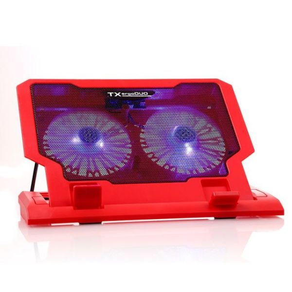 TXACNBERGDUORD 11-17'' 14cm Çift Fan 2xUSB 5xYükseklik Ayarlı Notebook Soğutucu